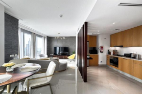 Opera Grand LUXURY 1 BR Apartment in Downtown Dubai sea and city view